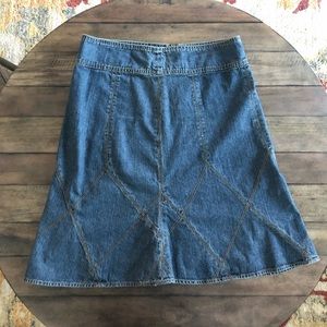 Axcess Blue Denim Aline Skirt